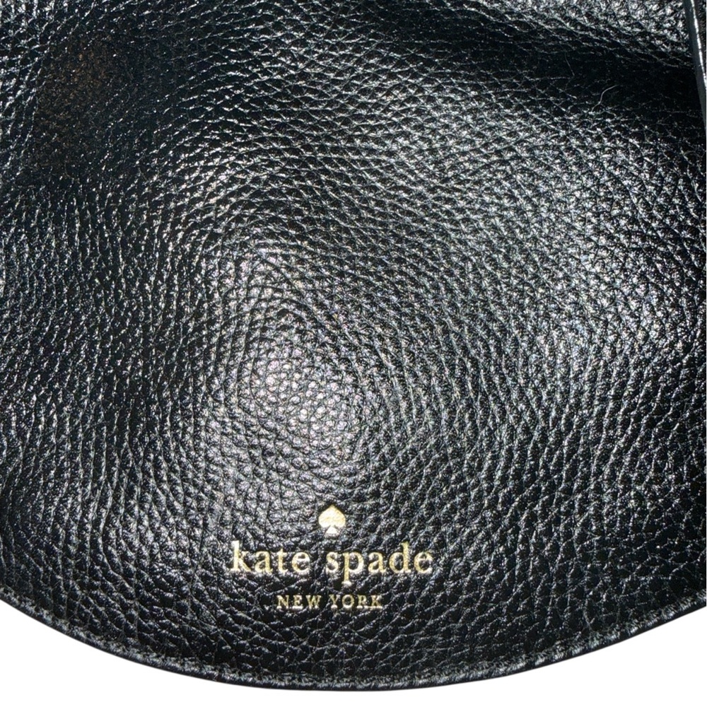 Kate Spade Black Pebbled Soft Leather Backpack Mulberry Street Breezy Small Bag - Picture 13 of 14